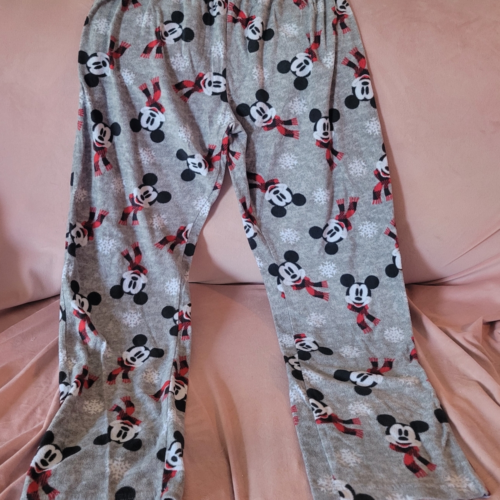 Disney Gray Mickey Mouse Pajama Pants